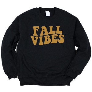 Simply Sage Market Women's Graphic Sweatshirt Fall Vibes Retro - 1 of 2