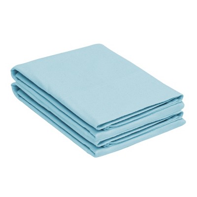 Paisley or Solid Flannel Cotton Pillowcases, Set of 2 by Blue Nile Mills