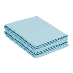 Paisley or Solid Flannel Cotton Pillowcases, Set of 2 by Blue Nile Mills - 1 of 4