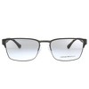 Emporio Armani EA 1027 3003 Unisex Square Eyeglasses Matte Gunmetal 55mm - 2 of 3