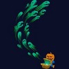 Junior's Design By Humans It's time for halloween By SINDAR T-Shirt - 2 of 3