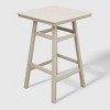 WestinTrends Malibu 30" All Weather HDPE Outdoor Patio Square Counter Height Bistro Table with Umbrella Hole - 4 of 4