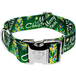 Country Brook Petz 1 1/2 Inch Premium Dog Collar - Christmas Collection - 1 of 4