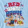 Men's Paw Patrol Red, White Brave 4th Of July T-Shirt - 2 of 4