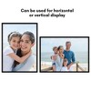 Americanflat 15x15 Picture Frame with Polished Plexiglass - Use as 12x12 Frame with Mat or 15x15 Frame Without Mat - Streamline Collection- Black - 4 of 4