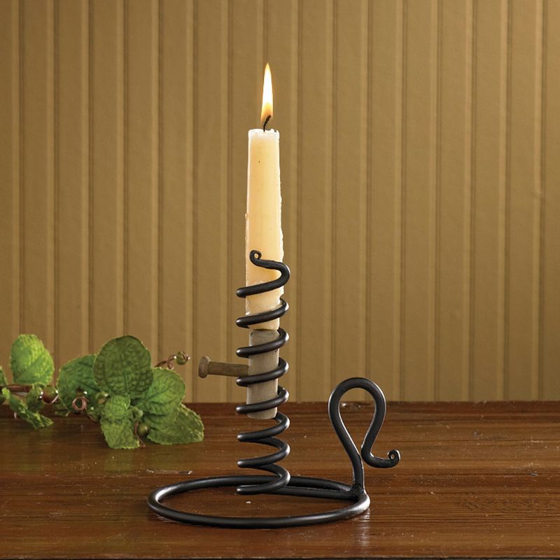 Park Designs 6.5"H Black Courting Candlestick Set of 2, 5 of 6