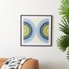 Put Your Records On - 24" X 24" - Blue/Spring Green - Framed Wall Art - WLA2044 - Safavieh - 2 of 4