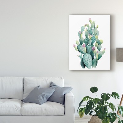 Grace Popp Desert Blooms Cactus Canvas Art 19" x 14"