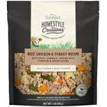 Freshpet Homestyle Creations Chopped Beef Vegies and Brown Rice Entree Wet Dog Food - 1lb