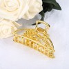 Unique Bargains Women's Rose Flower Style Metal Large Hair Clips 1 Pc - 3 of 4