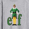 Men's - ELF - Christmas With Buddy Long Sleeve Graphic T-Shirt - image 2 of 4