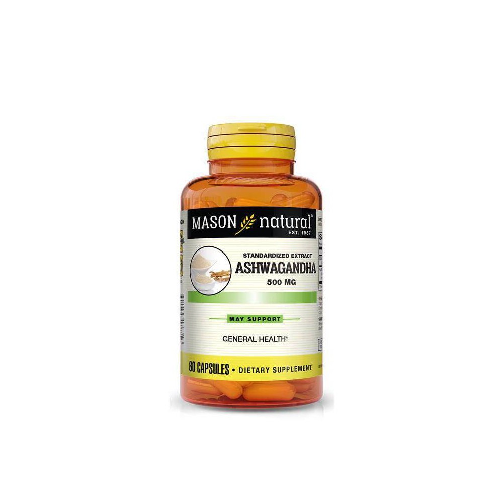 Photos - Vitamins & Minerals Mason Natural Ashwagandha Dietary Supplement - 60ct 