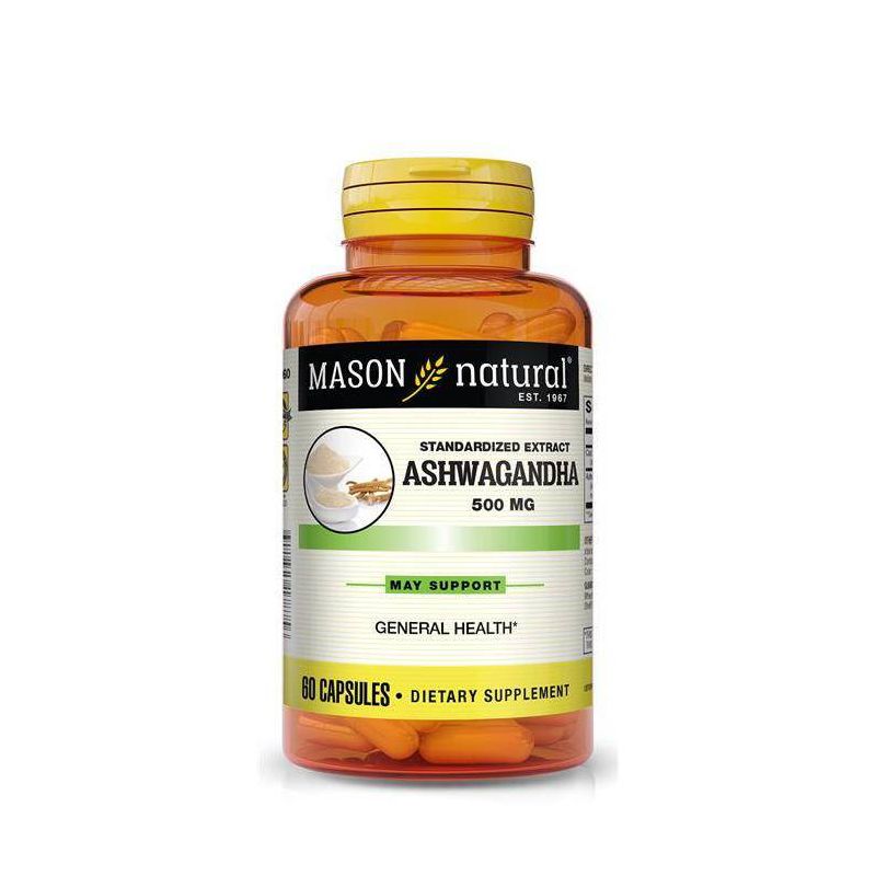 Mason Natural Ashwagandha Dietary Supplement - 60ct, 1 of 5