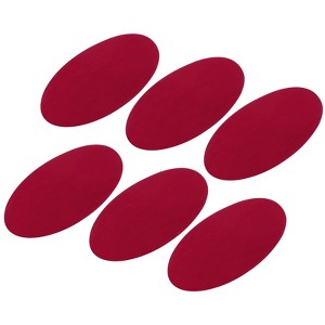 Unique Bargains Oval Iron-on Washable Clothes Hole Repairing Denim Patches 6 Pcs - 1 of 4