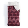 Deny Designs Schatzi Brown Aurelia Floral Burgundy Twin/Twin XL Comforter and Sham Set (2-3pc Set) - 2 of 4