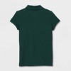 Girls' Short Sleeve Pique Uniform Polo Shirt - Cat & Jack™ - 2 of 3