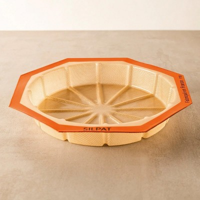 Silpat Round Yellow Silicone Non-Stick Cake Mold, 12 Portions