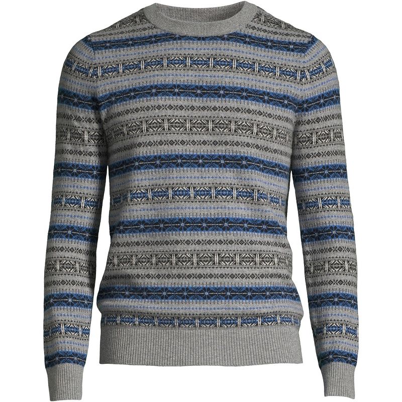Lands' End Men's Fine Gauge Cashmere Sweater, 2 of 3
