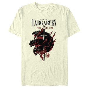 Men's Game of Thrones House Targaryen's Dragons T-Shirt - 1 of 4