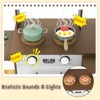 Safstar Corner Kitchen with Lights and Sounds Interactive Wooden Playset Toy Kitchen Set - 3 of 4