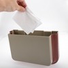 Unique Bargains Car Trash Can W/ Hook Foldable Portable Front Rear Seats Trash Bin 1 Pc - 4 of 4