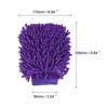 Unique Bargains Microfiber Soft Chenille Double Sided Cleaning Gloves 9.84" x 6.69" - 2 of 4