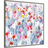 30" x 30" Tulip Field by Jenny Frean Framed Canvas Wall Art Print - Amanti Art: Modern Botanical Lithograph, Polystyrene Frame - 2 of 4