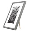 Americanflat Thin Picture Frame in Grey with Shatter Resistant Glass Horizontal and Vertical Formats for Wall and Tabletop - 8" x 10" - 4 of 4