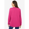 Woman Within Plus Size Perfect Long-Sleeve Crewneck Tee - 3 of 4