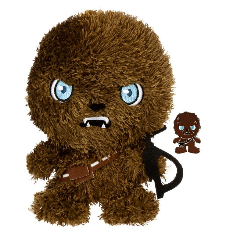 Seven20 Star Wars Chewbacca Stylized 7 Inch Plush With Enamel Pin, 1 of 4