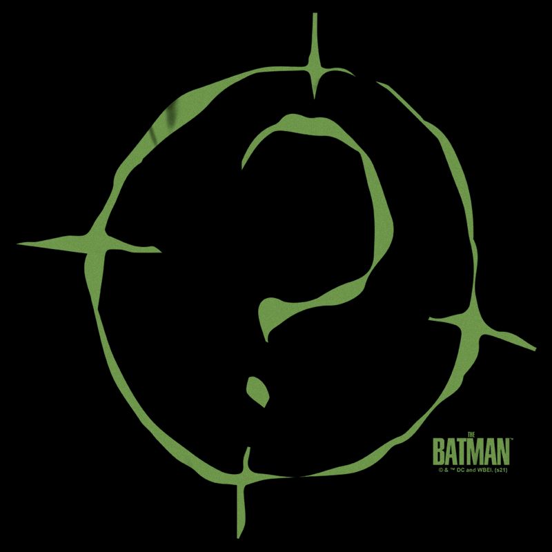 Men's The Batman Riddler Logo T-Shirt, 2 of 6