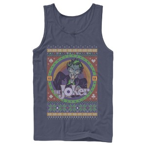 Men's Batman Ugly Christmas Joker Tank Top - 1 of 3