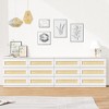 Whizmax Rattan Dresser for Bedroom, 6 Drawer Dresser for Bedroom, Modern Wide Chest of Drawers with Anti-Tip Kit, for Bedroom, Living Room, Hallway - 4 of 4