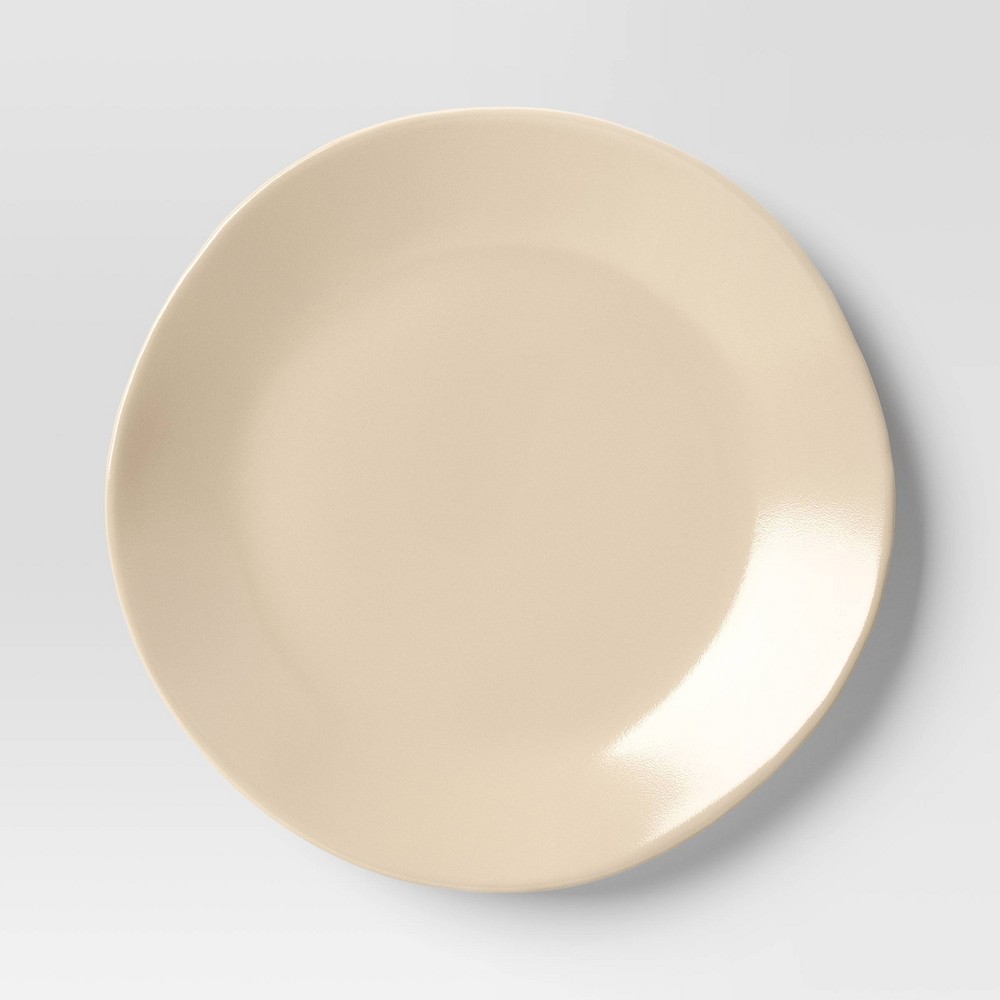 Photos - Plate 8.5" Stoneware Aralia Organic Coupe Salad  Beige - Threshold™