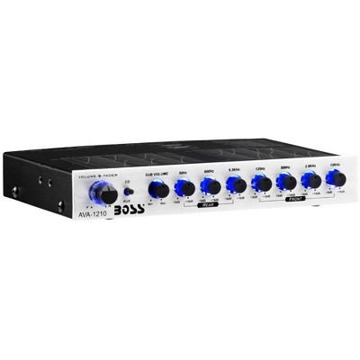 BOSS Audio 7-Band Car Stereo Equalizer Preamp Amplifier EQ w/ LED | AVA1210