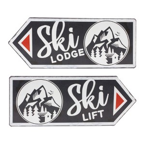 Ski Lift Lodge Sign (Set of 6) - 1 of 3