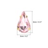 Unique Bargains Glass Craft Embellishments Flat Back Four Claws Teardrop Gems 20 Pcs - 2 of 4
