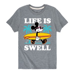 Boys' - Disney - Life Is Swell Short Sleeve Graphic T-Shirt - 1 of 4