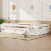 ALEXOUN Floor Bed with Safety Guardrails for Kids,Wood Montessori Kids Floor Bed,No Box Spring Needed,for Kids,Girls,Boys - 4 of 4