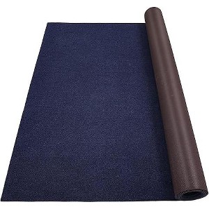 Marine Carpet, Boat Flooring Rugs, Indoor/Outdoor Mat, Suitable for Patio Decks Perfect for Outdoor Use and Camping Adventures  Blue - 1 of 4