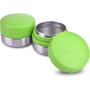 LunchBots Stainless Steel Leak Proof 4oz Rounds - Set of 2 - 1 of 4