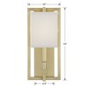 Crystorama Lighting Dixon 1 - Light Sconce in  Polished Nickel - 2 of 4