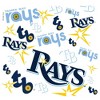MLB Tampa Bay Rays 24oz All Over Venture Water Bottle - 2 of 4