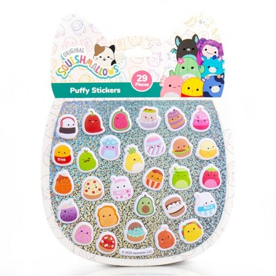 Squishmallows 29ct Puffy Stickers