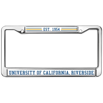 University of California, Riverside Full Size Standard License Plate Metal Frame