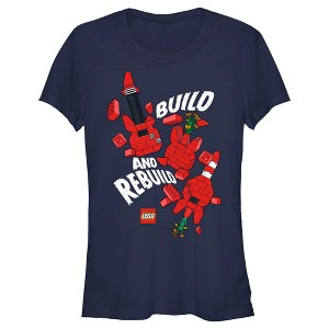 Juniors Womens LEGO® Build and Rebuild T-Shirt - 1 of 4