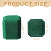 Unique Bargains Velvet Octagon Wedding Proposal Engagement 2 Slot Jewelry Storage Ring Box - 2 of 4