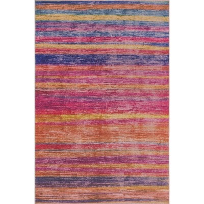 Unique Loom Asha Collection Area Rug - Rosas
