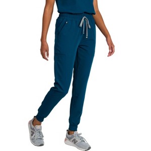 Medgear Madison Women’s Curvy Fit Mid-rise Slim Jogger Scrub Pant - 1 of 4