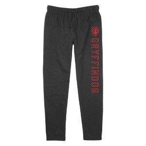 Junior's Harry Potter College Gryffindor  Jogger Sweatpants - Black - 2X Large - 1 of 3